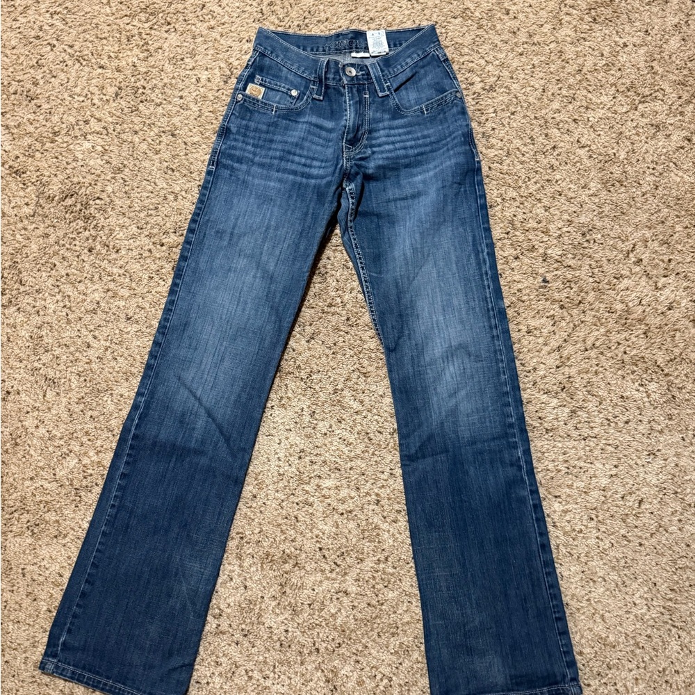 Cinch Women's Flare Jeans in Deep Blue